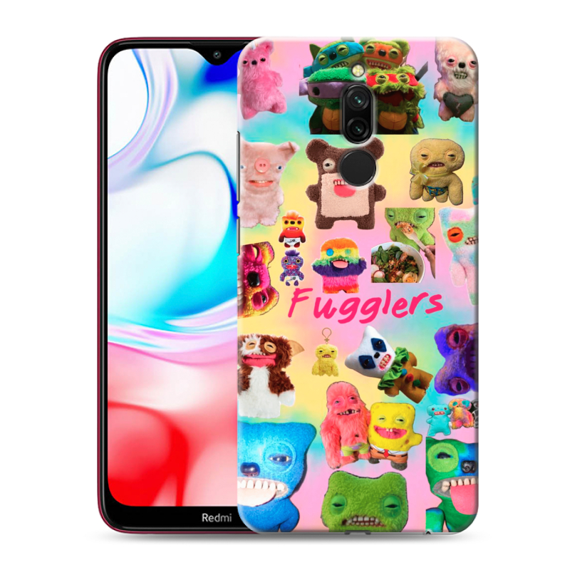 Силиконовый противоударный чехол на Xiaomi RedMi 8 с принтом Флагер Fuggler Силиконовый противоударный чехол на Xiaomi RedMi 8 с принтом Флагер Fuggler