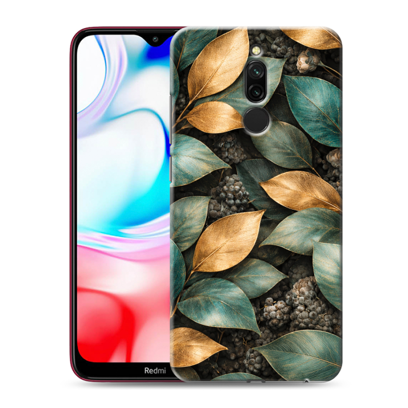 Силиконовый противоударный чехол на Xiaomi RedMi 8 с принтом женский Силиконовый противоударный чехол на Xiaomi RedMi 8 с принтом женский