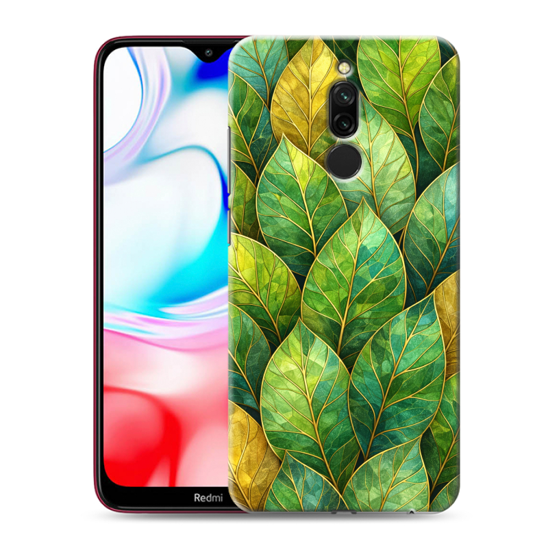 Силиконовый противоударный чехол на Xiaomi RedMi 8 с принтом женский Силиконовый противоударный чехол на Xiaomi RedMi 8 с принтом женский