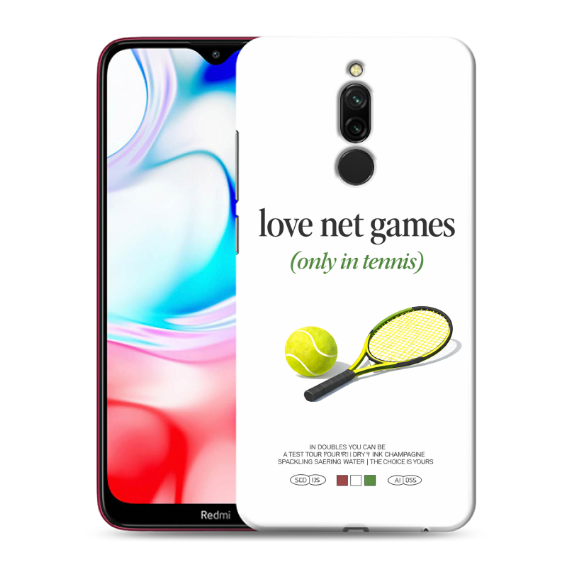 Силиконовый противоударный чехол на Xiaomi RedMi 8 с принтом для девочек Силиконовый противоударный чехол на Xiaomi RedMi 8 с принтом для девочек