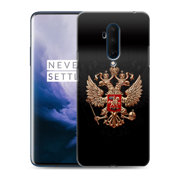 Силиконовый чехол на OnePlus 7T Pro с принтом Герб России