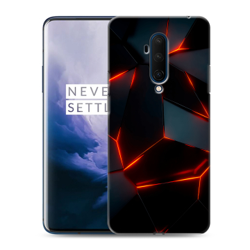 Силиконовый чехол на OnePlus 7T Pro с принтом Яркие абстракции