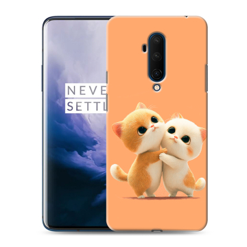 Силиконовый чехол на OnePlus 7T Pro с принтом Милые котики