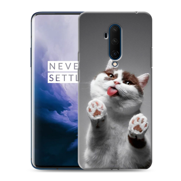 Силиконовый чехол на OnePlus 7T Pro с принтом Коты