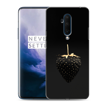 Силиконовый чехол на OnePlus 7T Pro с принтом Черная клубника Силиконовый чехол на OnePlus 7T Pro с принтом Черная клубника