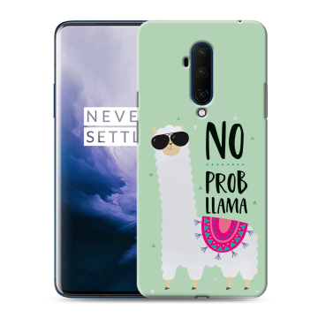 Силиконовый чехол на OnePlus 7T Pro с принтом Лама Силиконовый чехол на OnePlus 7T Pro с принтом Лама
