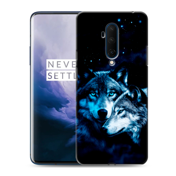 Силиконовый чехол на OnePlus 7T Pro с принтом Волки