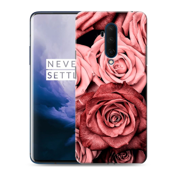 Силиконовый чехол на OnePlus 7T Pro с принтом Цветы розы