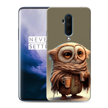 Силиконовый чехол на OnePlus 7T Pro с принтом Сова