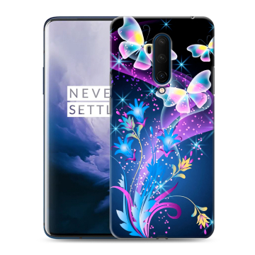 Силиконовый чехол на OnePlus 7T Pro с принтом Бабочки Силиконовый чехол на OnePlus 7T Pro с принтом Бабочки