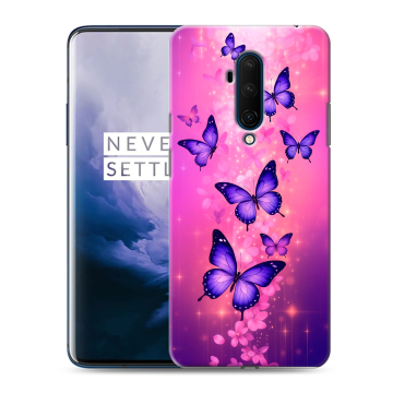 Силиконовый чехол на OnePlus 7T Pro с принтом Бабочки Силиконовый чехол на OnePlus 7T Pro с принтом Бабочки