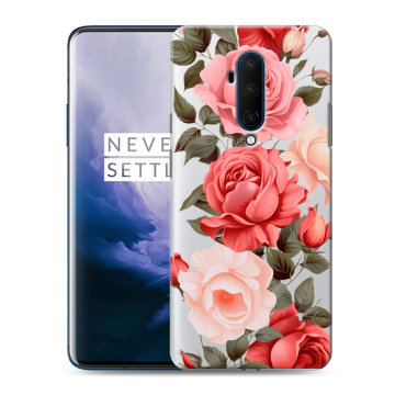 Силиконовый чехол на OnePlus 7T Pro с принтом Розы
