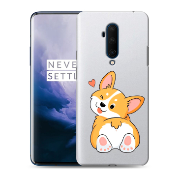 Силиконовый чехол на OnePlus 7T Pro с принтом Корги