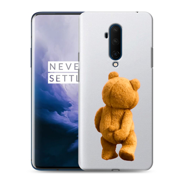 Силиконовый чехол на OnePlus 7T Pro с принтом Медведь Силиконовый чехол на OnePlus 7T Pro с принтом Медведь