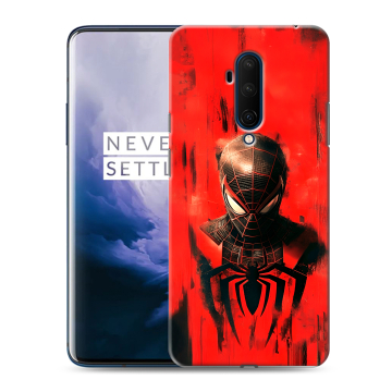 Силиконовый чехол на OnePlus 7T Pro с принтом человек паук spiderman Силиконовый чехол на OnePlus 7T Pro с принтом человек паук spiderman
