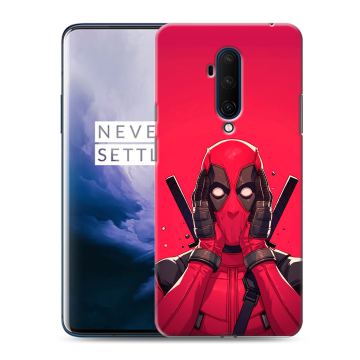 Силиконовый чехол на OnePlus 7T Pro с принтом Дедпул Deadpool Силиконовый чехол на OnePlus 7T Pro с принтом Дедпул Deadpool
