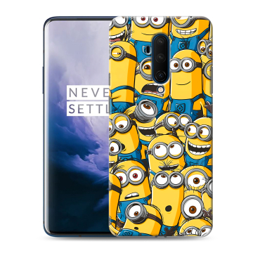 Силиконовый чехол на OnePlus 7T Pro с принтом Миньоны Силиконовый чехол на OnePlus 7T Pro с принтом Миньоны