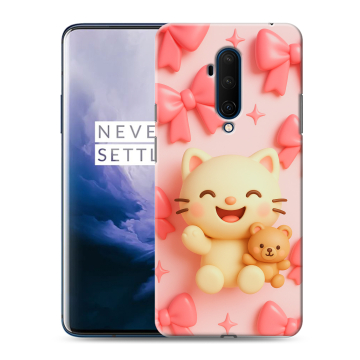 Силиконовый чехол на OnePlus 7T Pro с принтом для девочек