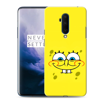 Силиконовый чехол на OnePlus 7T Pro с принтом спанчбоб спанч боб