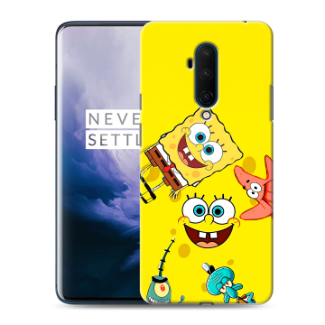 Силиконовый чехол на OnePlus 7T Pro с принтом Спанч боб Спанчбоб Силиконовый чехол на OnePlus 7T Pro с принтом Спанч боб Спанчбоб