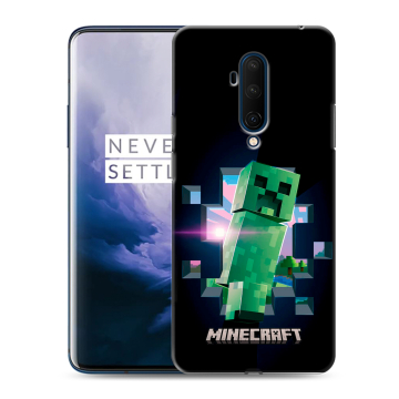 Силиконовый чехол на OnePlus 7T Pro с принтом Майнкрафт Minecraft