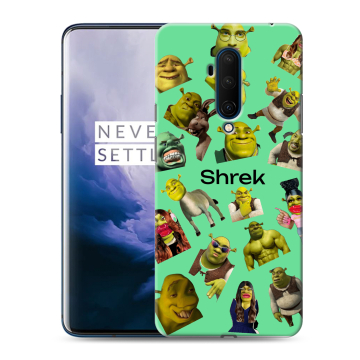 Силиконовый чехол на OnePlus 7T Pro с принтом Шрек Shrek
