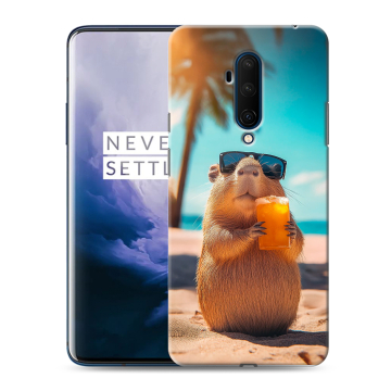 Силиконовый чехол на OnePlus 7T Pro с принтом Капибара