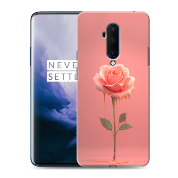 Силиконовый чехол на OnePlus 7T Pro с принтом Розовая роза
