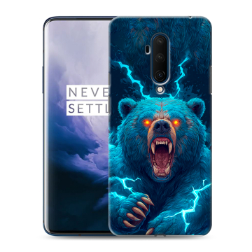 Силиконовый чехол на OnePlus 7T Pro с принтом Медведь