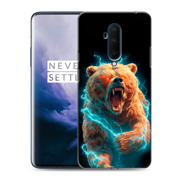 Силиконовый чехол на OnePlus 7T Pro с принтом Медведь