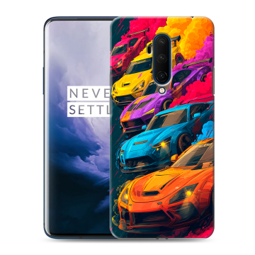 Силиконовый чехол на OnePlus 7T Pro с принтом Тачки