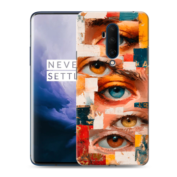 Силиконовый чехол на OnePlus 7T Pro с принтом Модный принт