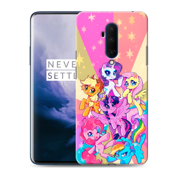Силиконовый чехол на OnePlus 7T Pro с принтом My little pony Дружба чудо Силиконовый чехол на OnePlus 7T Pro с принтом My little pony Дружба чудо