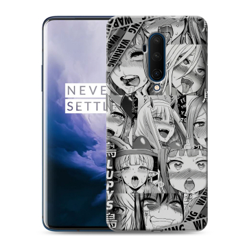 Силиконовый чехол на OnePlus 7T Pro с принтом Ahegao Ахегао Аниме