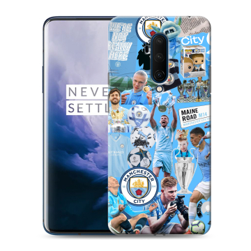 Силиконовый чехол на OnePlus 7T Pro с принтом Man City Манчестер Сити
