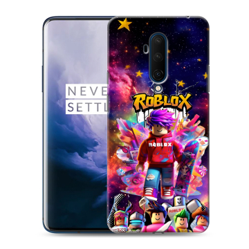 Силиконовый чехол на OnePlus 7T Pro с принтом Roblox Роблокс