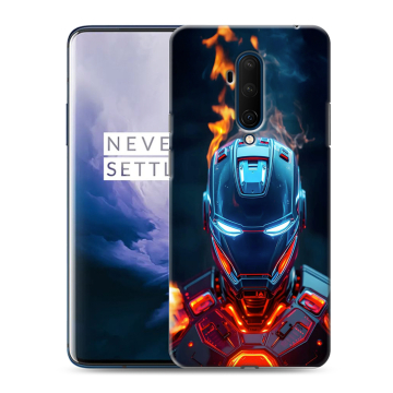 Силиконовый чехол на OnePlus 7T Pro с принтом IronMan Железный человек Силиконовый чехол на OnePlus 7T Pro с принтом IronMan Железный человек
