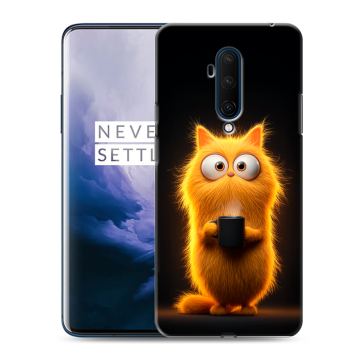 Силиконовый чехол на OnePlus 7T Pro с принтом Смешной кот
