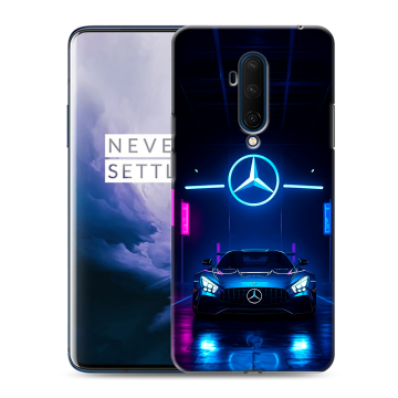 Силиконовый чехол на OnePlus 7T Pro с принтом Mercedes Мерседес Силиконовый чехол на OnePlus 7T Pro с принтом Mercedes Мерседес