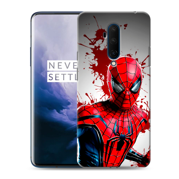 Силиконовый чехол на OnePlus 7T Pro с принтом Spiderman Человек паук