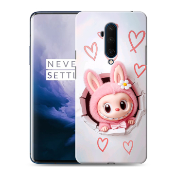 Силиконовый чехол на OnePlus 7T Pro с принтом Labubu Лабубу