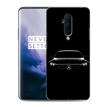 Силиконовый чехол на OnePlus 7T Pro с принтом Mercedes Мерседес Силиконовый чехол на OnePlus 7T Pro с принтом Mercedes Мерседес