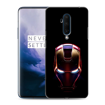 Силиконовый чехол на OnePlus 7T Pro с принтом IronMan Железный человек Силиконовый чехол на OnePlus 7T Pro с принтом IronMan Железный человек