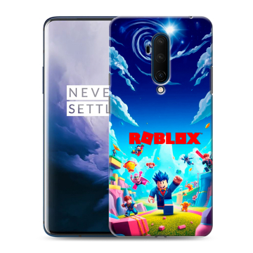 Силиконовый чехол на OnePlus 7T Pro с принтом Roblox Роблокс Силиконовый чехол на OnePlus 7T Pro с принтом Roblox Роблокс