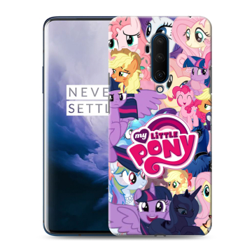 Силиконовый чехол на OnePlus 7T Pro с принтом My little pony Дружба чудо