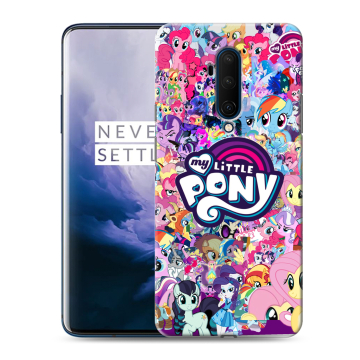 Силиконовый чехол на OnePlus 7T Pro с принтом My little pony Дружба чудо Силиконовый чехол на OnePlus 7T Pro с принтом My little pony Дружба чудо