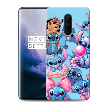 Силиконовый чехол на OnePlus 7T Pro с принтом Лило и Стич