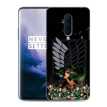 Силиконовый чехол на OnePlus 7T Pro с принтом Атака титанов Силиконовый чехол на OnePlus 7T Pro с принтом Атака титанов