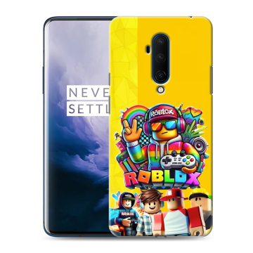 Силиконовый чехол на OnePlus 7T Pro с принтом Roblox Роблокс Силиконовый чехол на OnePlus 7T Pro с принтом Roblox Роблокс
