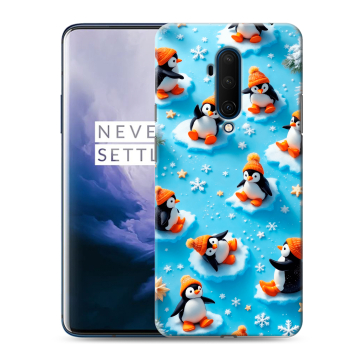 Силиконовый чехол на OnePlus 7T Pro с принтом Новый год